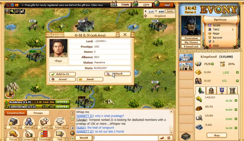 Evony Gameplay