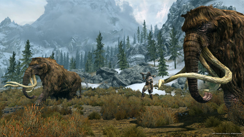 Skyrim Secrets Mammoths and Giants