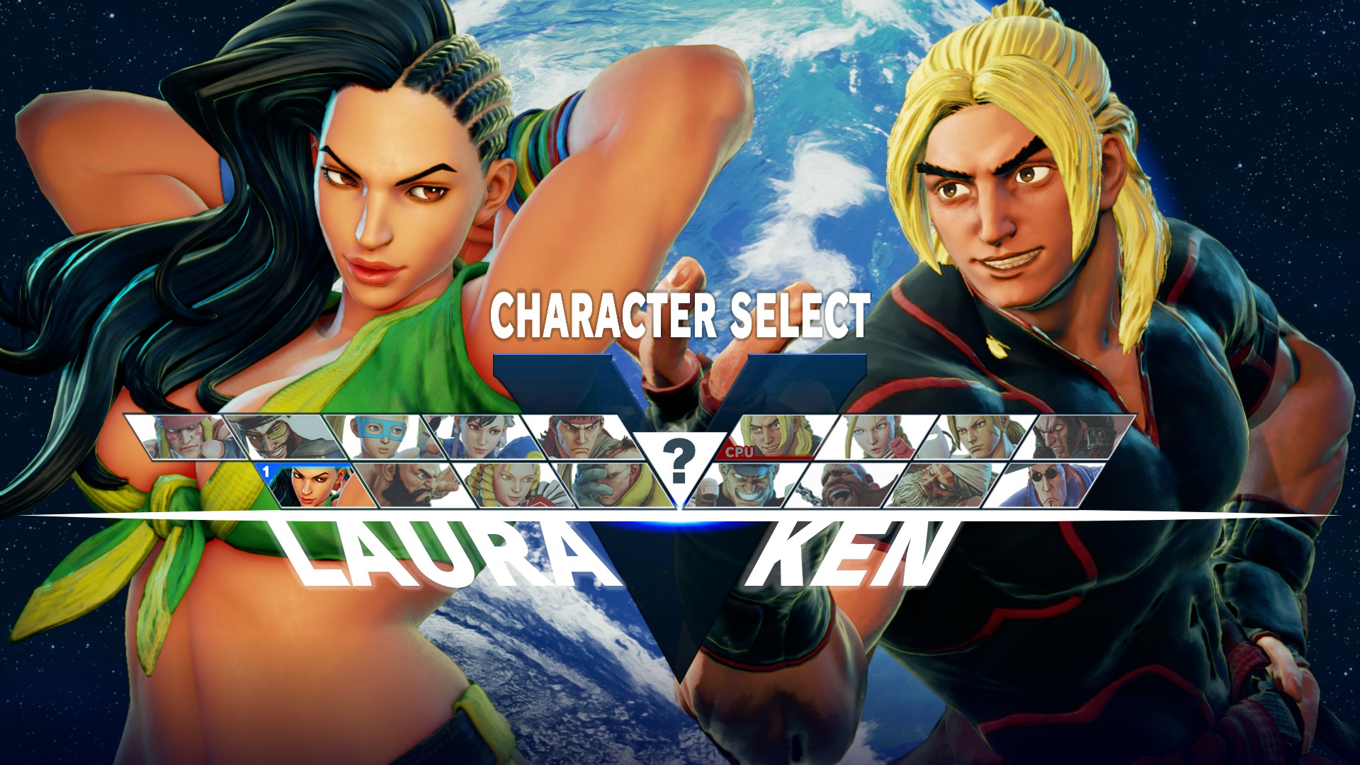 Street Fighter V Laura VS Ken