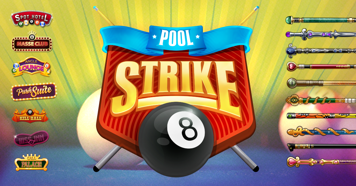 Pool Strike online 8 ball pool billiards free game